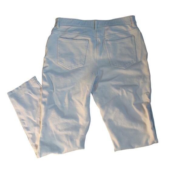 Chico’s So Slimming Straight Leg Pants White Women’s Size 1 - Picture 2 of 8